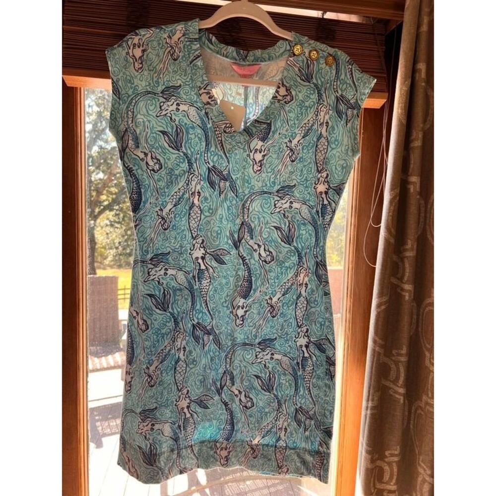Lilly Pulitzer mermaid dress coastal nautical